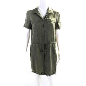 bailey 44 green dress $436 Bailey 44 Women's Green Paisley Sleeveless V-Neck Slip Sheath Dress  Size M